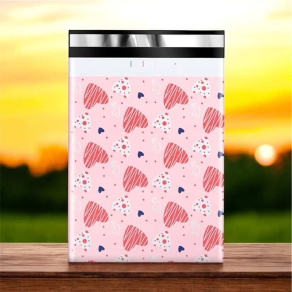 (10) 6x9 Valentines Hearts Poly Mailers